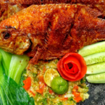 Review Ikan Goreng Nila Crispy dengan Lalapan Segar